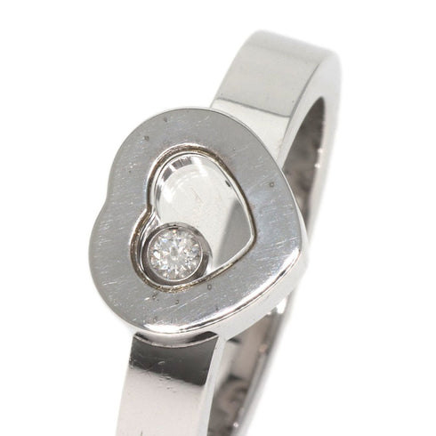 Happy Diamonds Heart Ring 18K White Gold with Diamond