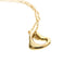 Open Heart Pendant Necklace 18K Rose Gold 7mm