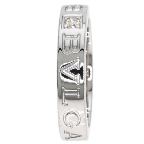 Double Ring 18K White Gold with Diamond