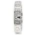 Double Ring 18K White Gold with Diamond