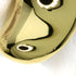 Bean Pendant Necklace 18K Yellow Gold 10.4mm