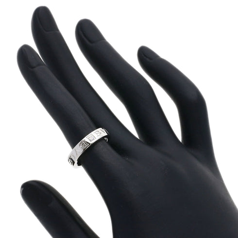 Double Ring 18K White Gold and Diamond