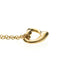 Open Heart Pendant Necklace 18K Rose Gold 7mm