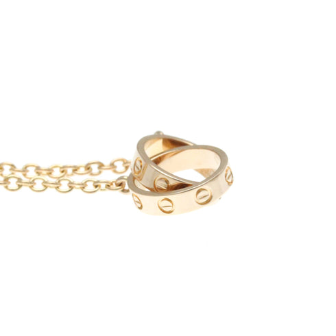 Love Pendant Necklace 18K Rose Gold