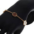 Bracelet 18K Rose Gold With Carnelian Onyx And Shell