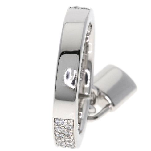 Band Ring 18K White Gold with Diamond