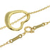 Open Heart Pendant Necklace 18K Yellow Gold 12.3mm
