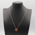 Vintage Alhambra Pendant Necklace 18K Rose Gold and Tiger's Eye