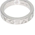 Double Ring 18K White Gold with Diamond