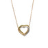 Trinity Pendant Necklace 18K Tricolor Gold