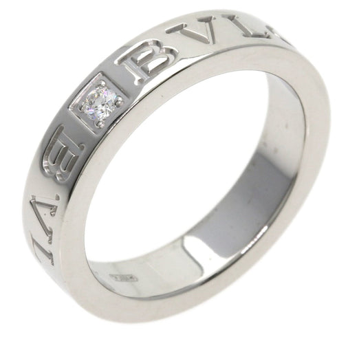 Double Ring 18K White Gold and Diamond