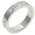 Double Ring 18K White Gold and Diamond