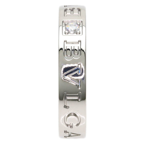 Double Ring 18K White Gold and Diamond