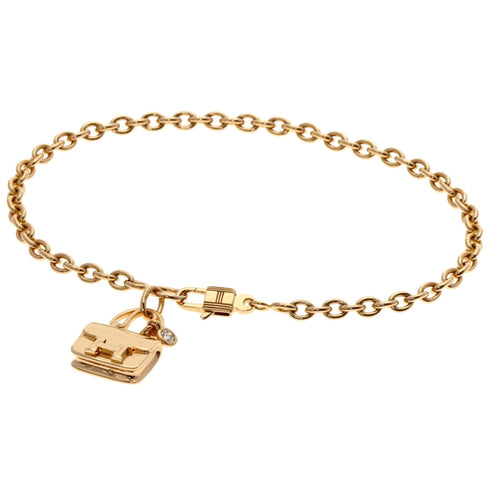 Charm Bracelet 18K Rose Gold with Diamond