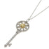 Pendant Necklace Platinum and 18K Yellow Gold with Diamond