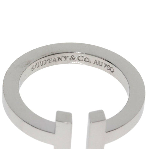 T Square Ring 18K White Gold