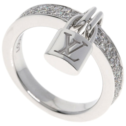 Band Ring 18K White Gold with Diamond