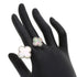 Alhambra Ring 18K White Gold