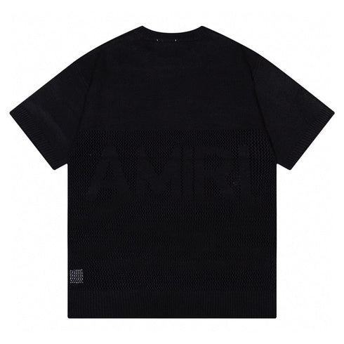 AMIRI Logo-Embossed Fine Knit Jumper