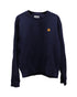 Men's Kenzo Tiger Embroidered Crewneck Sweatshirt in Navy Blue Cotton