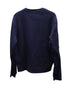 Men's Kenzo Tiger Embroidered Crewneck Sweatshirt in Navy Blue Cotton