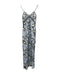 Women's Self Portrait Sophia Embroidered Slip Dress in Multicolor Chiffon