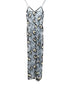Women's Self Portrait Sophia Embroidered Slip Dress in Multicolor Chiffon