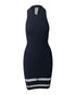 Women's Alexander Wang Body-Hugging Halter Dress in Black Viscose