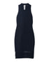 Women's Alexander Wang Body-Hugging Halter Dress in Black Viscose