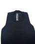 Women's Alexander Wang Body-Hugging Halter Dress in Black Viscose