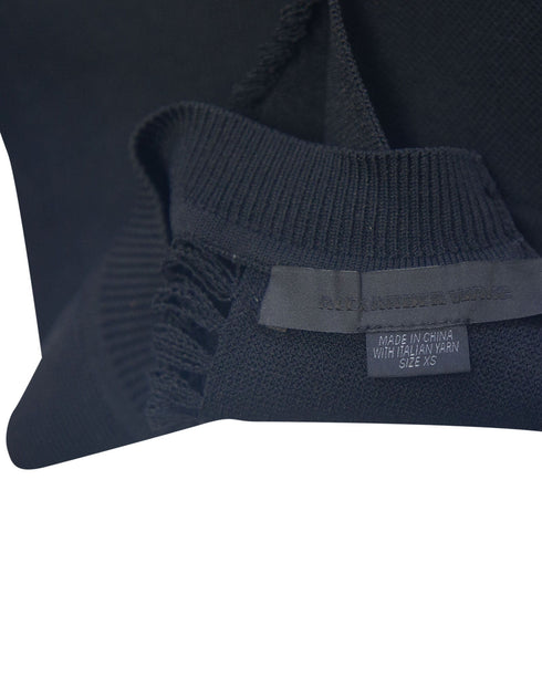 Women's Alexander Wang Body-Hugging Halter Dress in Black Viscose