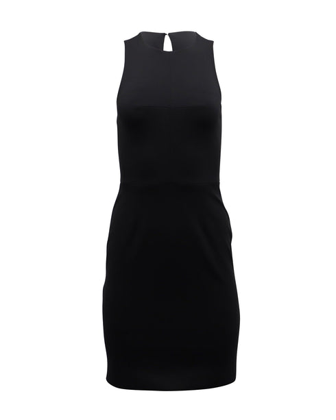 Women's Alexander Wang Sheath Dress with Cut Out Design in Black Nylon