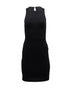 Women's Alexander Wang Sheath Dress with Cut Out Design in Black Nylon