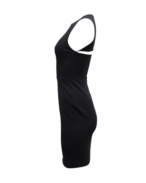 Women's Alexander Wang Sheath Dress with Cut Out Design in Black Nylon