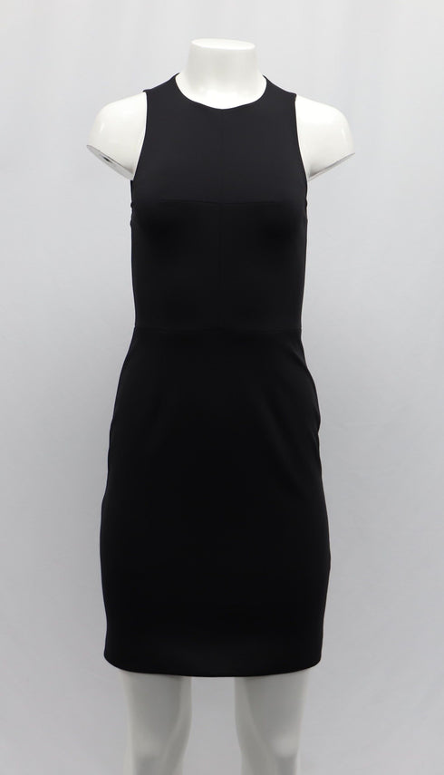 Women's Alexander Wang Sheath Dress with Cut Out Design in Black Nylon