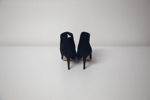 Women's Gianvito Rossi Stiletto Ankle Boots in Black Suede