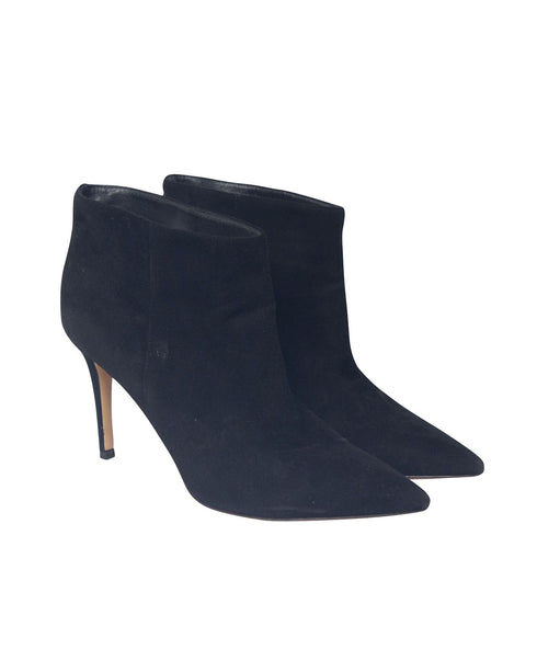 Women's Gianvito Rossi Stiletto Ankle Boots in Black Suede