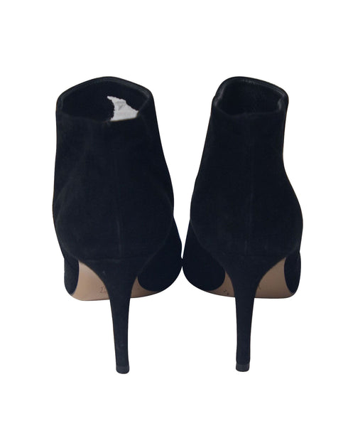Women's Gianvito Rossi Stiletto Ankle Boots in Black Suede