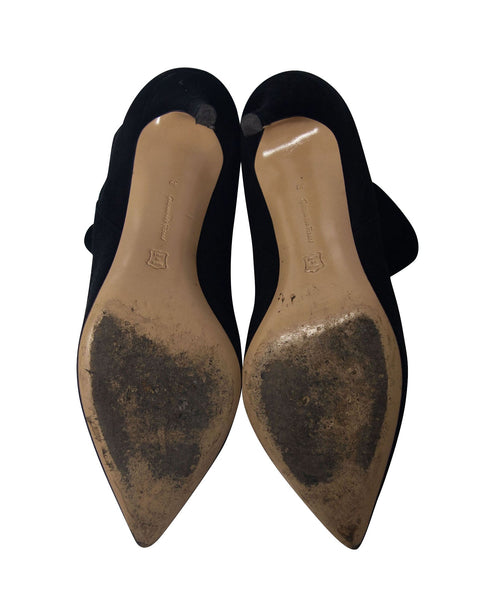 Women's Gianvito Rossi Stiletto Ankle Boots in Black Suede