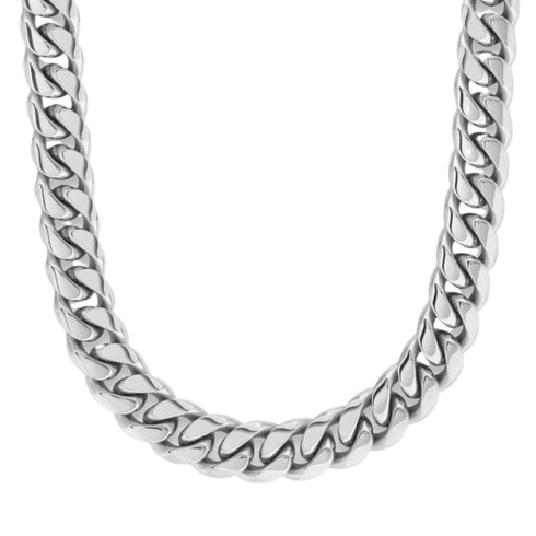 Cuban Link Chain (Silver) - 12mm