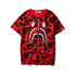 Bathing Ape T-Shirt Spring and Summer Short-Sleeved T-shirt Printed Men's and Women's Fashion All-Matching
