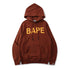 Bathing Ape Hoodie Autumn Hip Hop Men's Letter Embroidered Long Sleeve Hooded Terry Sweater