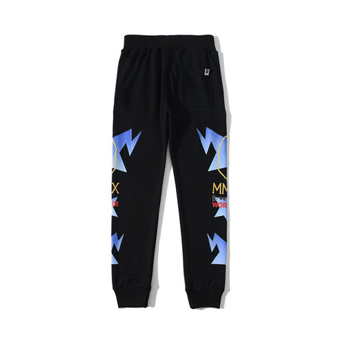 Bathing Ape Pant Casual Sports Thin Section Teenagers Pure Cotton Cartoon Trousers