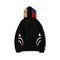 Bathing Ape Hoodie Hooded Cardigan Zipper Sweater Men's and Women's Pure Cotton