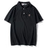 Bathing Ape T-Shirt Solid Color Casual Embroidered Short-Sleeved Polo Shirt