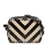 Rockstud Camera Crossbody Bag Striped Leather