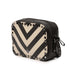 Rockstud Camera Crossbody Bag Striped Leather