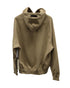 Men's Fear Of God Essentials Logo-Flocked Hoodie in Tan Cotton-Blend Jersey