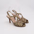 Women's Stuart Weitzman Snakeskin Print High Heel Sandals in Multicolor Leather