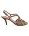 Women's Stuart Weitzman Snakeskin Print High Heel Sandals in Multicolor Leather